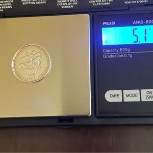 🎈🎊🎉☎️⏰🚨HOST PICK🎁Indian Laxmi Ganesh Token 999 Pure Silver🪙🪩